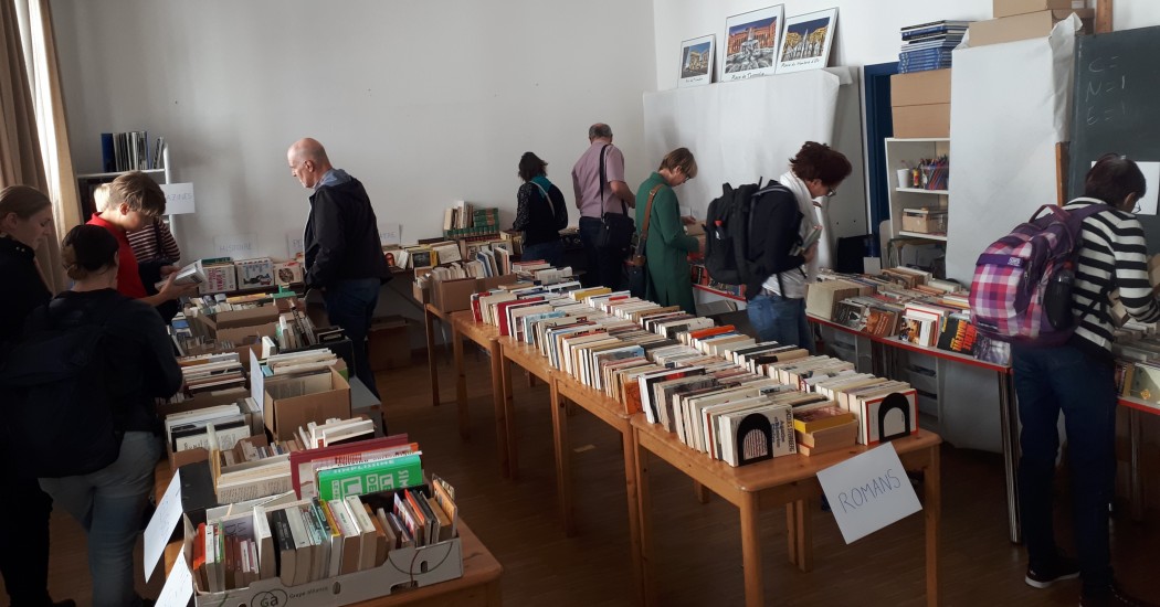 Französischer Bücherflohmarkt Französischer Bücherflohmarkt